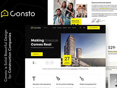 Consto | Industrial Construction Company HTML Temp