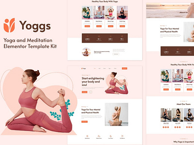 Yoggs - Yoga & Meditation Elementor Template Kit