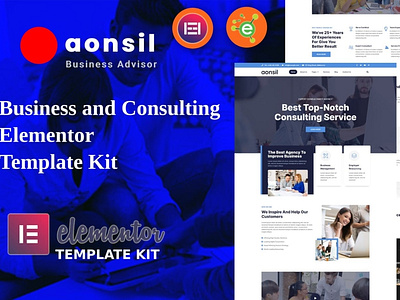 Aonsil - Business & Consulting Elementor Template Kit