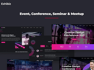 Exhibiz - Onepage Event, Conference, and Meetup