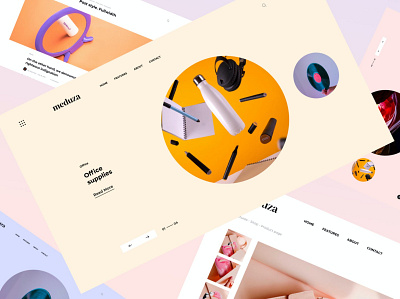 Meduza | HTML Template For Blog & Shop app blog branding colorful design designcolorful illustration instagram logo shop template ui ui design ux ux design web development website