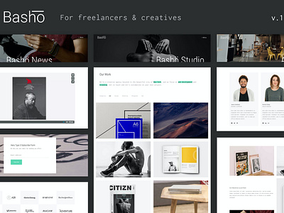 Basho - A Creative HTML5 Template for Freelancers