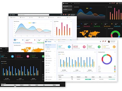 Rocker - Angular 12+ Bootstrap 5 Admin Template 3d admin animation app bootstrap branding dashboard design graphic design illustration landing page logo motion graphics responsive template ui ui design ux ux design website