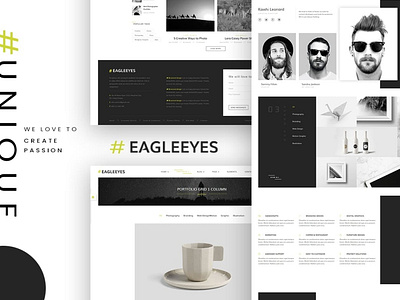 EAGLEEYES - Creative multipages and One page HTML5