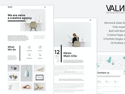 Valno - Minimal Creative Multi page Portfolio