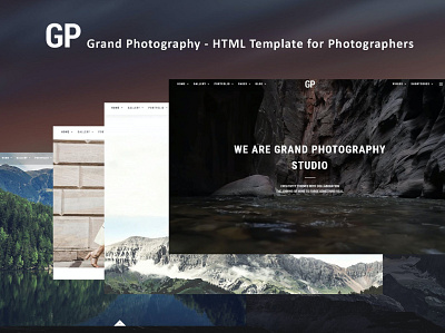 GrandP - Photography HTML Template agency app blog branding clean design donation events html illustration logo multipurpose portfolio purpose ui ui design ux ux design website