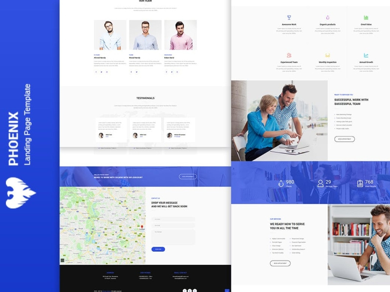 Services html template