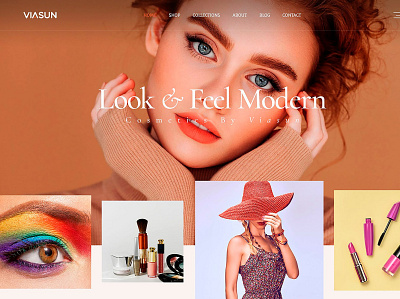 Viasun - Creative Cosmetic Store PSD agency app blog branding clean creative design donation events html illustration multipurpose portfolio purpose rescue ui ui design ux ux design website