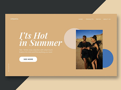 Clothing & Fashion - Landing Page