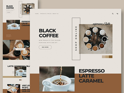 Coffee Shop & Restaurant - Website