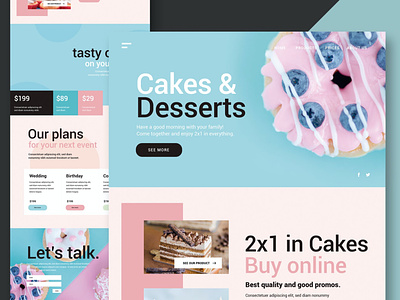 Cakes & Desserts - Website