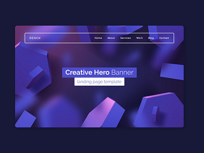 Renox - Landing Page Hero Banner