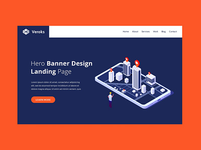 Veroks - Hero Banner Template