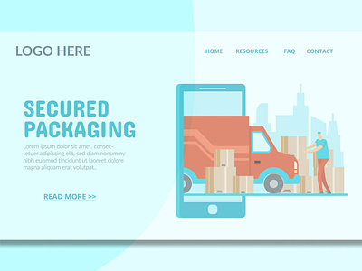Cargo Delivery - Landing Page
