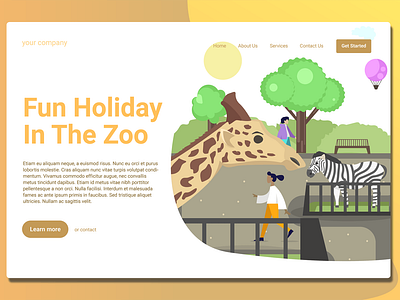 Zoo - Landing Page