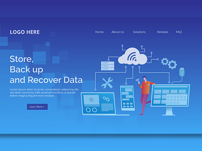 Cloud Computing - Landing Page