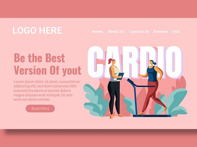 Personal Trainer - Landing Page app branding business design digital graphic design html illustration motion graphics personal personal trainer technology trainer ui ui design ux ux design walkthrough web website