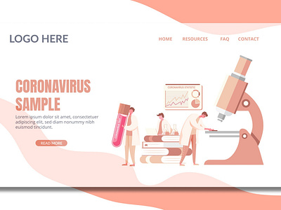 Virus Scientist - Landing Page