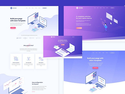 XIOM – SaaS, Software and Startup HTML Template