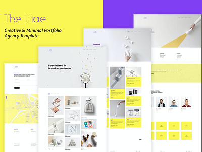 The Litae - Creative Portfolio / Agency Template