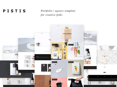 Pistis - Creative Portfolio / Agency HTML Template agency html app branding creative portfolio design html html template illustration landing landing page multipurpose page purpose ui ui design ux ux design web development web maintance website