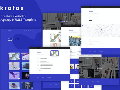 Kratos - Creative Portfolio Agency Template