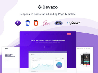 Devazo - Landing Page Template