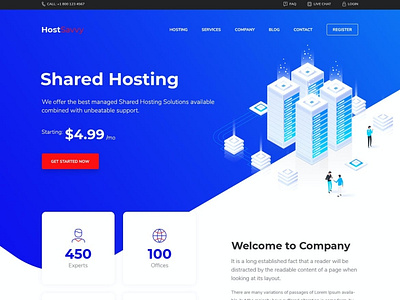 HostSavvy - Web Hosting and WHMCS PSD app blogg design hosting illustration landing landing page multipurpose psd purpose ui ui design ux ux design web web devlopment web hosting web maintance website whmcs