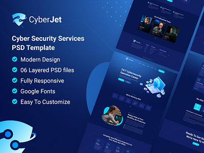 CyberJet | PSD Template