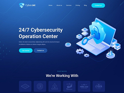 CyberJet | PSD Template