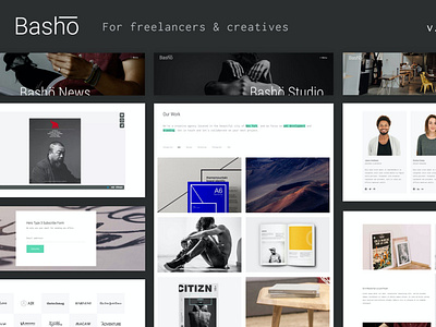 Basho - A Creative HTML5 Template for Freelancers