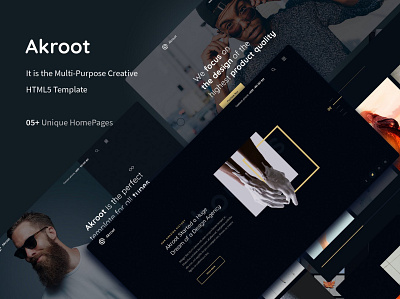 Akroot | It is the Multi-purpose Creative HTML5 app branding clean design event illustration lookbook marketing modern multipage multipurpose professional purpose responsive seo ui ui design ux ux design website