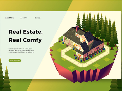 Real Estate - Banner & Landing Page