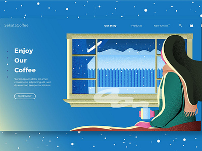 Coffee - Banner & Landing Page