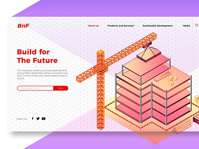 Build the Future - Banner & Landing Page