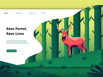 Save Nature - Banner & Landing Page