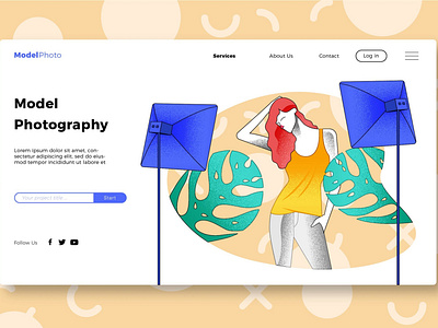 Model - Banner & Landing Page