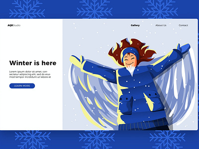 Winter - Banner & Landing Page