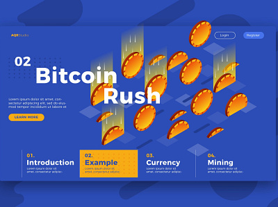 Bitcoin - Banner & Landing Page app appweb banner bitcoin branding design development html illustration landing page page ui ui design ux ux design web web development web maintance webapp website