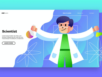 Scientist - Banner & Landing Page