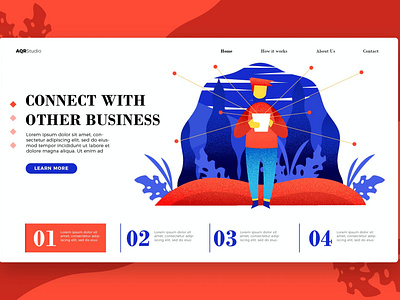 Business Connection - Banner & Landing Page