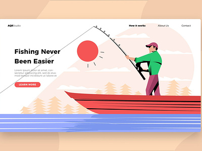 Easy Fishing - Banner & Landing Page
