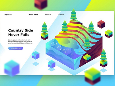 Countryside - Banner & Landing Page