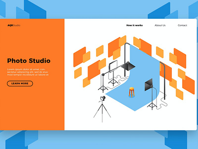 Photo Studio - Banner & Landing Page