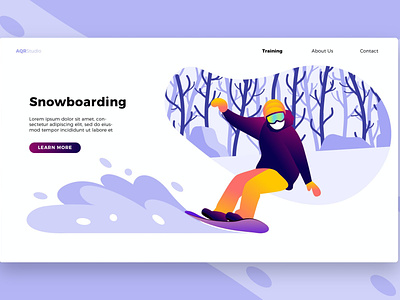 Snowboard 2 - Banner & Landing Page