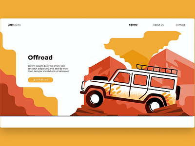 Offroad - Banner & Landing Page