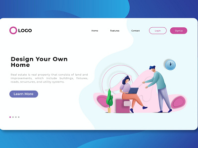 Landing Pages app banner concept design development isometric landing page marketing page process professional it profit ui ui design ux ux design web development web maintance webapp website