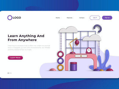 Landing Pages app banner concept design development isometric landing page marketing page process professional it profit ui ui design ux ux design web development web maintance webapp website