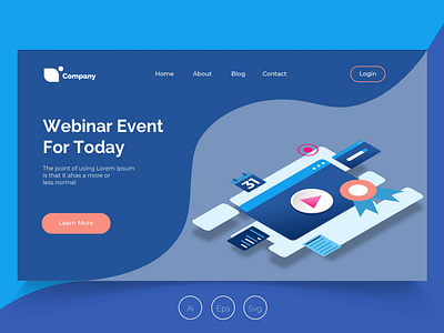 Isometric Landing Page vol. 39