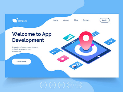 Isometric Landing Page vol. 17